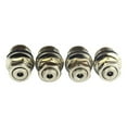 thumbnail image 2 of Yucurem 4pcs Flush Mount Chrome Car Tyre Tire Valve Stems High Pressure Bolt in, 2 of 7