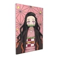 thumbnail image 3 of Kamado Nezuko Canvas Decorative Painting Wall Art Living Room Posters Bedroom Home Decorations 8"X12", 3 of 8