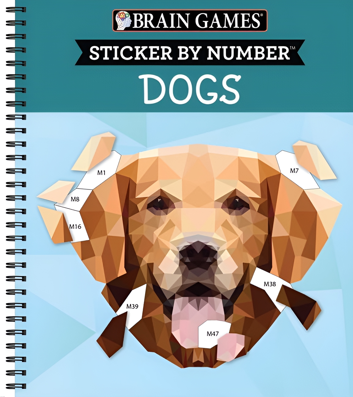 Brain Games - Sticker by Number: Dogs, (Hardcover)