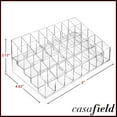 thumbnail image 3 of Casafield Lipstick & Makeup Organizer, 40 Slot Cosmetic Display Case, Clear, 3 of 8