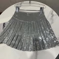 thumbnail image 5 of Tiijoy Big Girls Sparkly Sequin Pleated Skirt Party Mini A Line Skirt, Sizes 8-9, 5 of 6