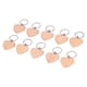 thumbnail image 2 of 10 Uds llavero de madera peso ligero escribir grabar fácilmente elegante en forma de corazón llavero de madera en blanco para regalo DIY, 2 of 14