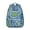Sky-blue-22, variant on Striped and Checkered Fusion Backpack Moroccan Geometric Plaid Print Fashion School Bag for Students