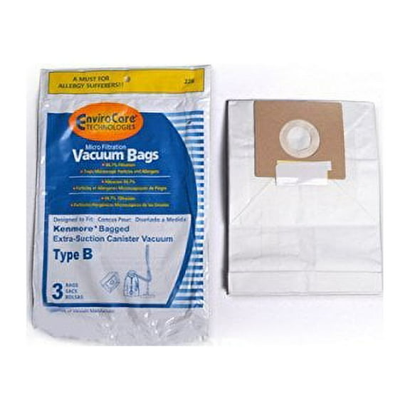TVP 12 Type B Extra Suction Microfiltration Canister Vacuum Cleaner Bags