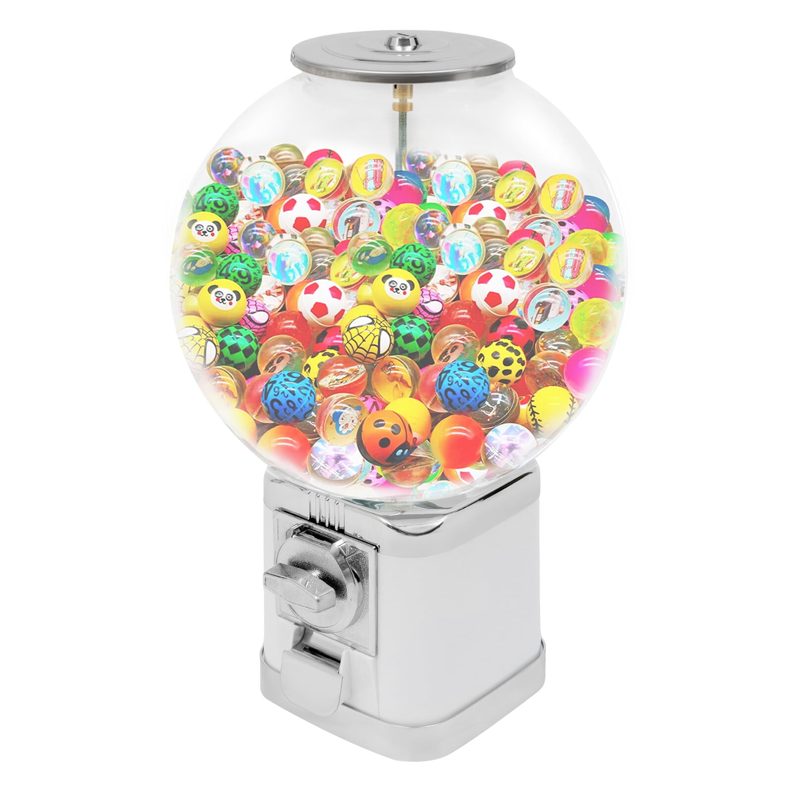 Gumball Machine Capsule Vending Coin Bank Vintage Candy Dispenser 10-32mm Balls
