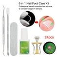 thumbnail image 3 of Juego 6 en 1 para reparar uñas encarnadas, pedicura, recuperación de uñas, herramienta de corrección, cuidado de pies, n.º 02, 3 of 10