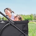 thumbnail image 2 of Baby Trend Expedition 2-in-1 Stroller Wagon PLUS, Ultra Black, 2 of 5