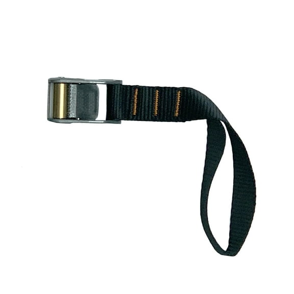 Multus Roller Cam Buckle with 1 Foot Loop Polyester Black Strap