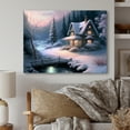 thumbnail image 2 of Designart Winter Scene Farmhouse Canvas Wall Art, 2 of 5
