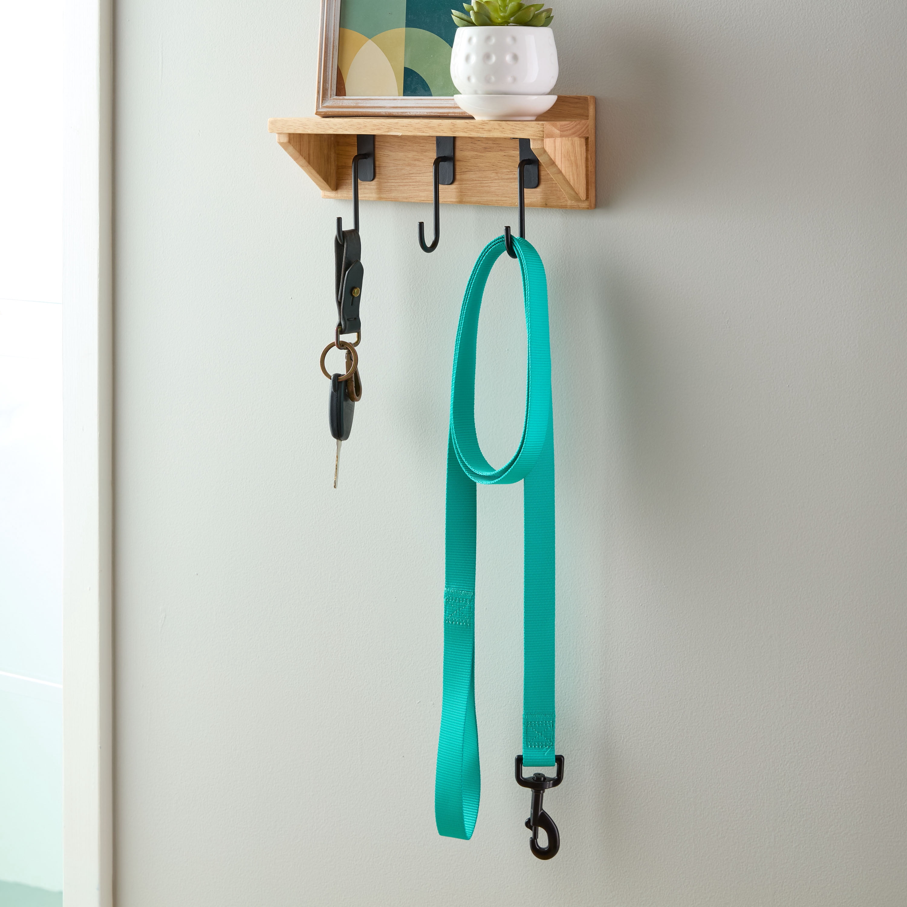 Vibrant Life 4' Polyester Standard Dog Leash, Teal