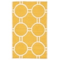 thumbnail image 2 of SAFAVIEH Cambridge Joss Geometric Wool Area Rug, Gold/Ivory, 4' x 6', 2 of 7