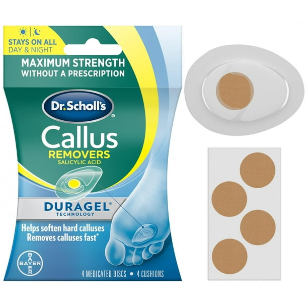 Dr. Scholl's Callus Remover with Duragel Technology (4ct) Removes