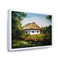 thumbnail image 3 of Designart 'Traditional Cottage At Sunrise In Summer' Traditional Framed Canvas Wall Art Print, 3 of 5