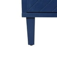 thumbnail image 6 of Stylish and Functional 4-Door Storage Cabinet with Pine Legs and MDF for Living Room Bedroom,and Kitchen, Navy Blue, 6 of 7
