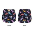 thumbnail image 3 of Salouo Cartoon Dinosaur Print Women's 2 in 1 Running Shorts Double-Layer Shorts Athletic Workout Gym Yoga Shorts Running Shorts for Women-XX-Large, 3 of 7