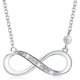 thumbnail image 1 of Collar infinito para mujer, cadena de plata de ley 925, regalo de joyería para mujer/mamá/niña/novia, 1 of 5