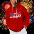 thumbnail image 2 of Hooded Sweatshirt Men, Casual Fashion Print Pullover Drawstring Long Sleeve, Men's Hooded Sweatshirt, 2 of 5
