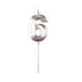 thumbnail image 1 of Birthday Candles Extended Big Number Candle Multicolor 3D Design Cake Topper Decoration for Any Celebration, 1 of 8