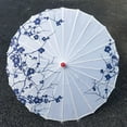 thumbnail image 1 of Sombrilla de papel de aceite oriental hecha a mano de 32 pulgadas, sombrilla de papel aceitado chino a prueba de lluvia para juegos de rol, fiesta de Estilo A Salvador Dali sombrilla china, 1 of 10