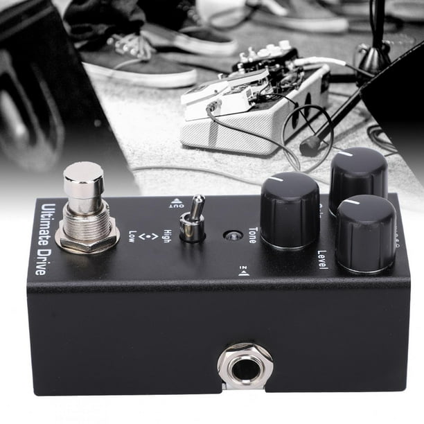 Muslady CUBE BABY Guitare électrique multifonctionnelle portable Pédale à  effets combinés Batterie intégrée avec enregistrement téléphonique Lecture  de musique sans fil Fonction d'interface audio 
