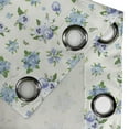 thumbnail image 4 of Ambesonne Ivory and Blue Grommet Curtain, Pansies Bluebell, 50" x 72", Blue Ivory and Lavender, 4 of 6