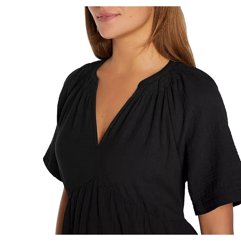 Gap Women's Gauze Dress in Black Size Small - Walmart.com