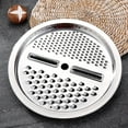 thumbnail image 4 of AMERTEER Stackable Stainless Steel Strainer and Mixing Basin Set Kitchen Strainer Rice Washing Basin Salad Strainer Bowl Set Rice Strainer Set for Kitchen Restaurant Cooking, 4 of 10