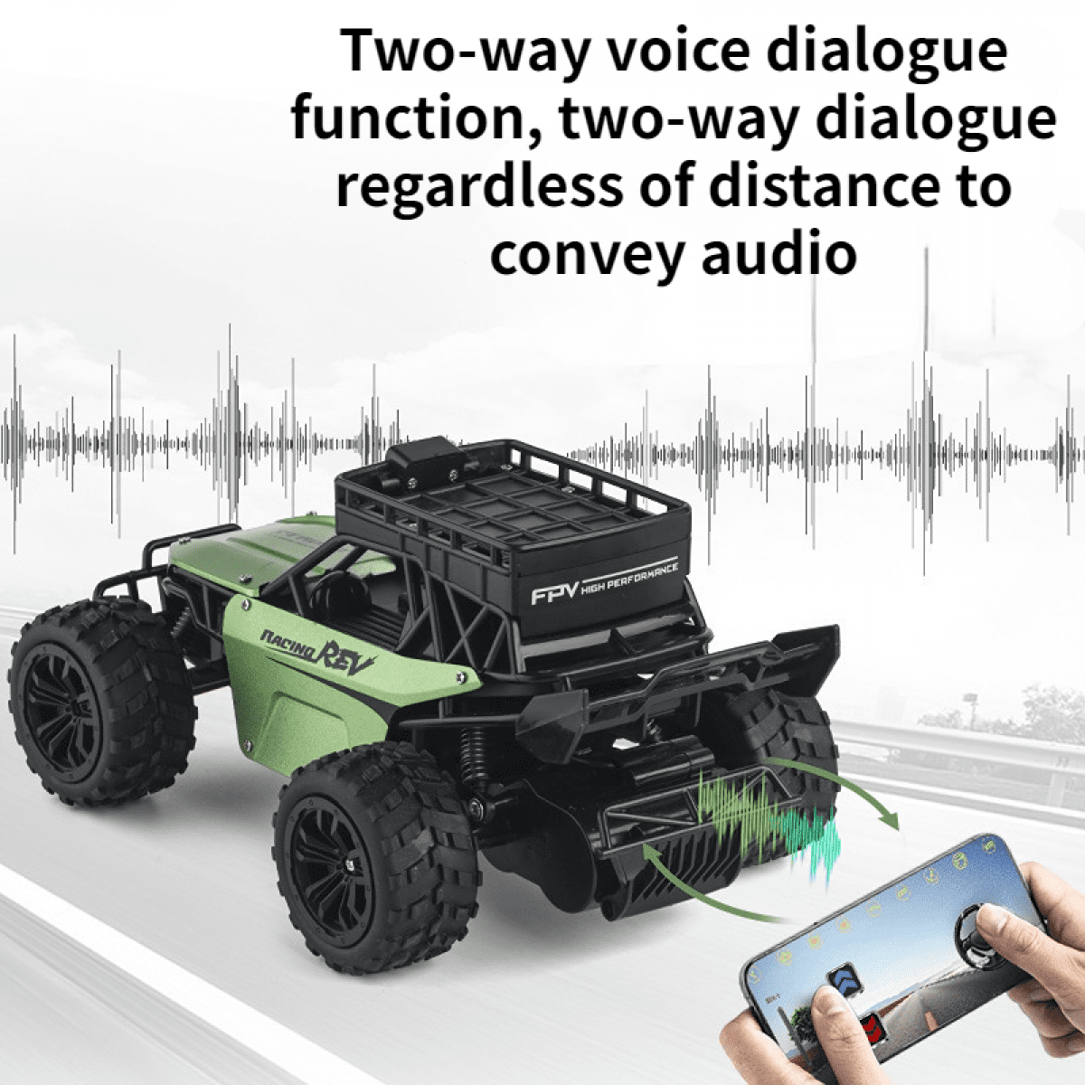 RC Truck with 1080P Camera for Adults, Off-road Climbing Car with Remote Control & APP Control for Ages 14+ Birthday Gifts and Outdoor Play(Blue)