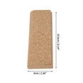 thumbnail image 4 of Estuche para gafas de 1 pieza Unique Bargains con diseño de grano de madera 6.14"x2.36"x1.18" Color café, 4 of 5
