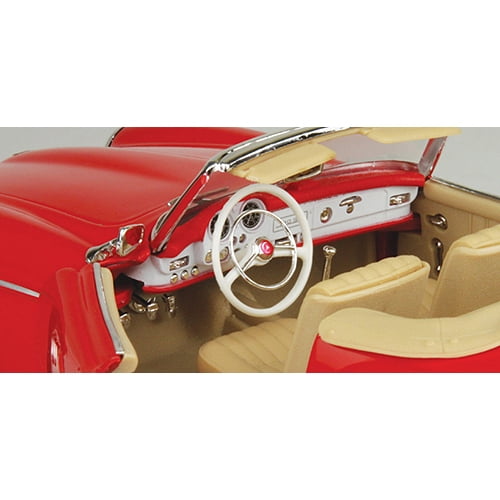 1955 Mercedes 190 SL Red 1/18 Diecast Car Model by Maisto