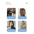 thumbnail image 4 of Cepillarse el pelo, enrollarse el pelo, eliminar las rebabas, eliminar los enredos, el verde naranja caliente, 4 of 5