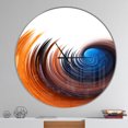 thumbnail image 2 of Designart 'Elegant Spiral Design ' Modern wall clock, 2 of 6