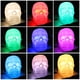thumbnail image 4 of Lámpara De Noche De Calavera Blanca 2100 Mah Usb Recargable Con Iluminación Colorida Lámpara De Decoración De Control Remoto Luz Ambiental Para Fiesta En Casa De Halloween Cateissary  HA013261-00, 4 of 6