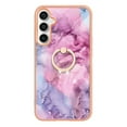 thumbnail image 6 of 360 Degree Rotating Ring Stand Case for Samsung Galaxy A14 5G,Dteck Shockproof Marble Patterned TPU Case Kickstand Slim Back Cover, Pink, 6 of 6
