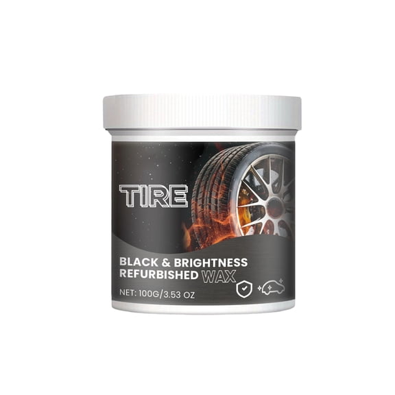 Car Tire Care Cream Wheel Hub Cleaning Decontamination Refurbishment Brightening Polishing Tire Coating All-In-One Solution For Tire And Wheel Maintenance, Long-Lasting Protection