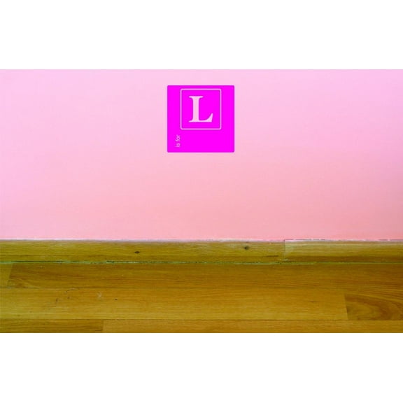 Custom Decals L Is For Alphabet Letter Wall Art Size: 18 X 18 Inches Color: Multi