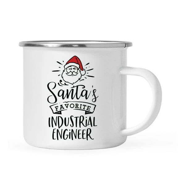 Koyal Wholesale Santa's Favorite Engineer Campfire Mug, Industrial Engineer