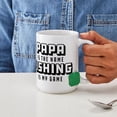 thumbnail image 4 of CafePress - Papa Is The Name Fishing - 15 oz Ceramic Large White Novelty Mug, 4 of 6