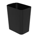 thumbnail image 3 of Idotry 4.5 Gallon Slim Plastic Wastebasket, 3 Pack Rectangular Small Trash Can Wastebasket for Office Bathroom Kitchen, Black, 3 of 8
