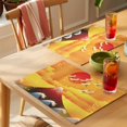 thumbnail image 4 of Yellow Orange Mountains Placemats Set of 6 Modern Abstract Waves Cranes Place Mats Indoor Wipeable Table Mats Washable Cloth Dining Table Placemats for Kitchen Holiday Party Home Decor 13x19 Inch, 4 of 9