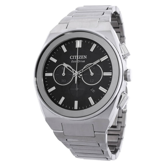 Citizen Axiom SC Chronograph Black Dial Men's Watch CA4580-50E