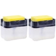 thumbnail image 1 of MasteelfCA 2 Sets of Detergent Automatic Liquid Adding Box Push Type Soap Case for Kitchen, 1 of 8