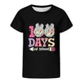 thumbnail image 4 of SGMVNU 100 Days of School Shirts for Boys Girls Tops for Girls Size 6 Casual Short Sleeve Crewneck Tees Basic T Shirt Kids Summer Clothes(Size 10-11 Years,Black), 4 of 4