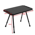 thumbnail image 2 of Foldable Camping Tables Aluminum Alloy Lightweight Folding Table Adjustable Height Picnic Desk, 2 of 7