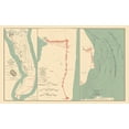 thumbnail image 2 of Comstock 14x10 Gold Ornate Wood Framed with Double Matting Museum Art Print Titled - Fort Fisher Battle North Carolina - Comstock 1893, 2 of 4