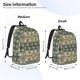 thumbnail image 2 of Easygdp Traditional Tribal Aztec1 Mochila de Lona Resistente para Laptop, Compatible con Laptops de 15 a 17 pulgadas, Ideal para Escuela, Trabajo y Viajes-Medium, 2 of 5