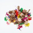 thumbnail image 4 of CHBORLESS Bird Parrot Tearing Toy for Chewing Climbing Biting Wooden Parakeet Cage Bite Toy, 4 of 7