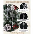 thumbnail image 4 of Naler 20 Pcs Crystal Clear Icicles, Hanging Acrylic Christmas Snowflake Icicle Christmas Tree Drop Crystal Ornaments for Christmas Winter Holiday New Year Party Supplies, 4 of 8