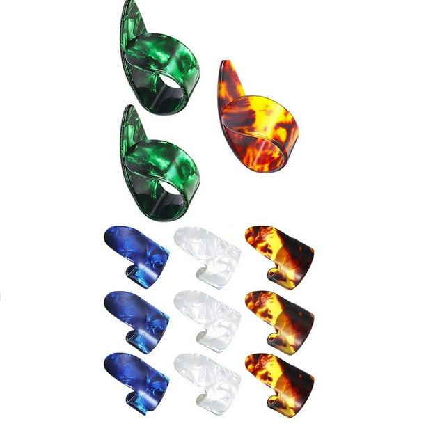 Bearachild 12X Pick Training Aid Suministros de guitarra Sin rebabas Universal para principiantes Conveniencia para ahorrar espacio Equipo musical Almacenamiento y organización del hogar