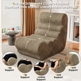 thumbnail image 5 of Furmax Modern Tufted Upholstered Sofa, High-Density Sponge Filled Comfortable Couch, Suitable for Living Room, Bedroom and Apartment, Brown, 5 of 8